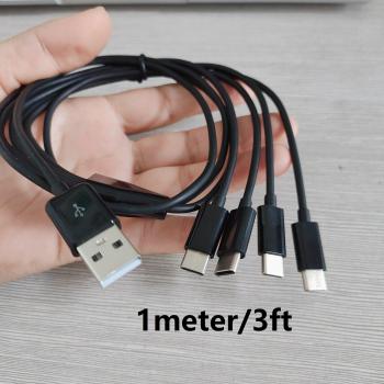 4 in 1 USB Typ-C Schnelllade-Kabel 1m für Samsung und Xiaomi