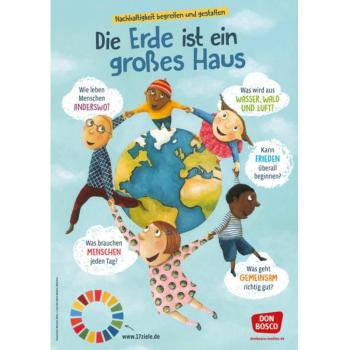 Die Erde ist ein großes Haus (Poster): Nachhaltigkeit begreifen und gestalten. DIN A1 Plakat für Kita, Grundschule und Gemeinde (Poster für die Öffentlichkeitsarbeit in Kitas und Grundschulen)