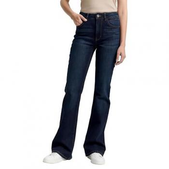 TOM TAILOR Boot Cut Jeans für Damen 'STELLA' in Jeansblau, Größe 28/32