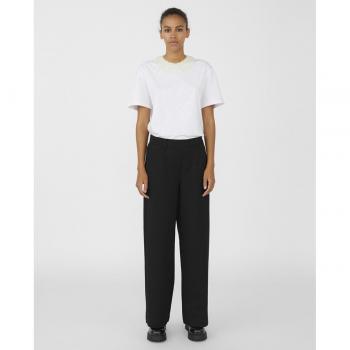 Schwarze Drapierte Bundfaltenhose Lisa 1‑teilig Größe 44 Damen