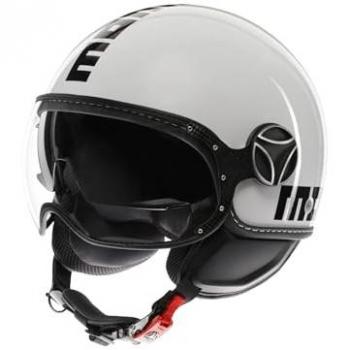 MOMO FGTR Evo Mono Casco Jet - Blanco (S)