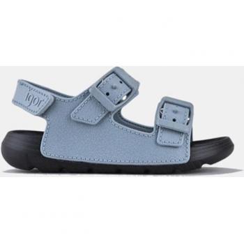 Sandalias doble hebilla IGOR MAUI estilo bio. Hechas en España en azul o rosa