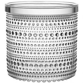 Kastehelmi Burk med Lock Klarglas 116x114 mm