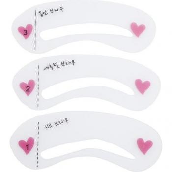 Wenkbrauw Stencil Set - 3 Stijlen voor DIY Make-up