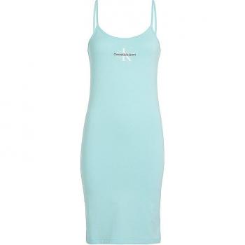 Calvin Klein Jeans Spaghettikleid MONOLOGO STRAPPY DRESS mit Logoschriftzug