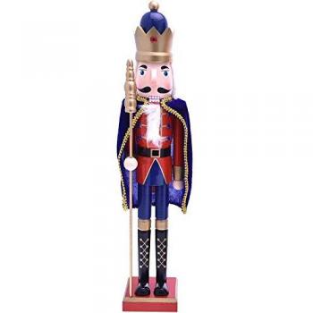 Soldato Schiaccianoci di Natale in Legno Altezza 106 cm Decorazioni Natalizie