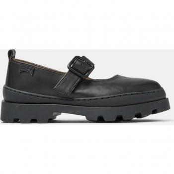 Camper Brutus Ballerina Shoes – Black, Size 31 – Women’s Soft‑Leather