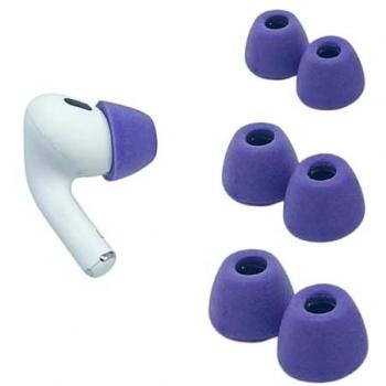 AirPods Pro Gen 1 e 2: cuscinetti in violetto elettrico di medie dimensioni