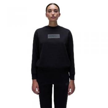 Sweatshirt Napapijri Femme B-Box Logo Noir