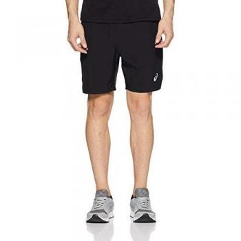 Asics Pantalón Corto 2 en 1 Silver 7 pulgadas, Hombre, Negro, M
