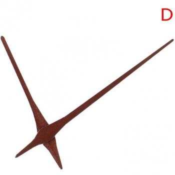 DIY Walnut Wood Clock Hands - 10/12 Inch Quartz Replacement Parts