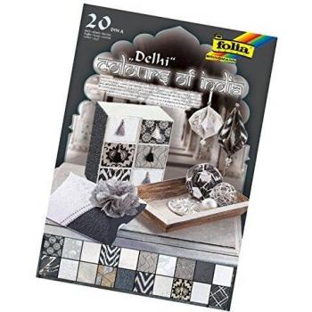 Folia 550405 papier d'art 20 feuilles créatives