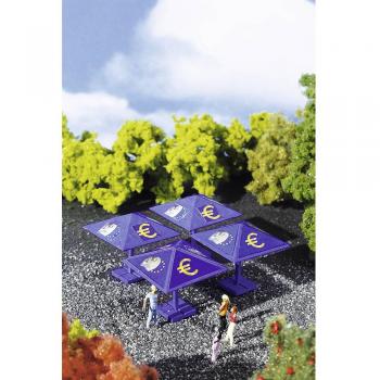 Parasol Euro Vollmer 42003 – Kit 4 Vélos – Couleur violet