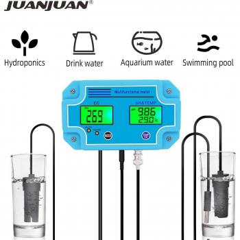 Digitaler PH-EC Temperatur Tester für Aquarien
