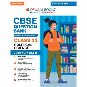 Oswaal CBSE Question Bank Class 11 Political Science Chapterwise and Topicwise Solved Papers For 2025 Exams