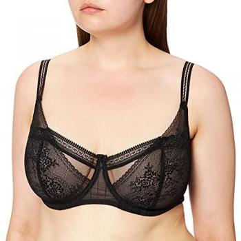 Maddie Soutien-Gorge à Armatures Noir – Tissu Microfibre