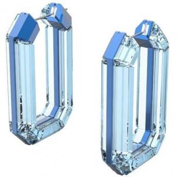 Swarovski, Light Blue Lucent Statement Earrings, ONE SIZE
