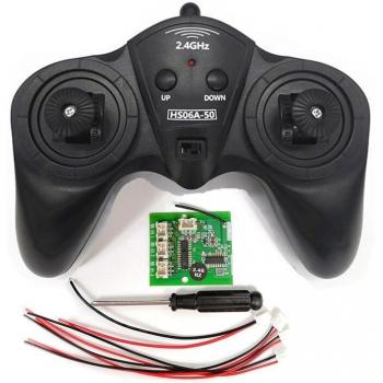 6CH 2.4G Radio Control Transmitter and Receiver for DIY Models