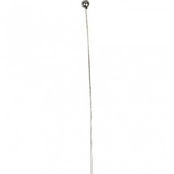 Perni Rivetti a Testa Sfera 60mm Argento – Set da 20