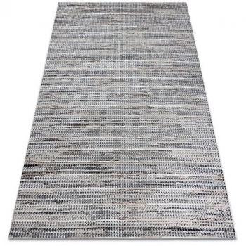 Modern Ohio CF50A Two‑Tier Fleece Rug – Beige & Cream, 180x270 cm
