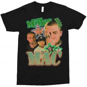 Miller Black T‑Shirt Masculina
