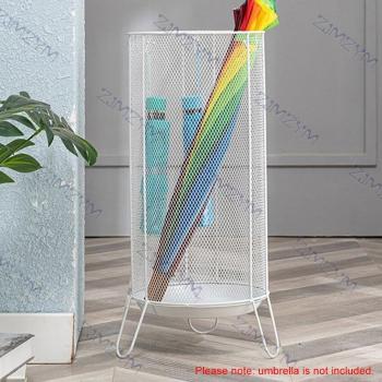 Simple Modern Umbrella Rack with Hooks
