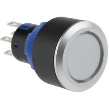 Bouton-poussoir LED vert transparent 3A 5A