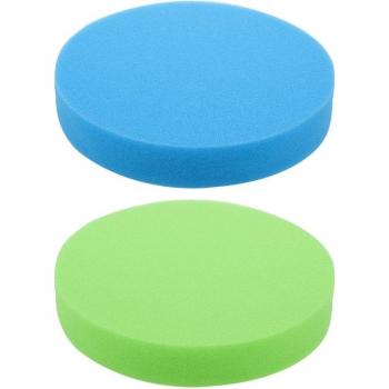 6 Zoll Schwamm Puffer Polierpad Bausatz, grün und blau