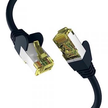 EFB-ELEKTRONIK Cat.6a S/FTP PiMF Patch Cable, 1m, Black