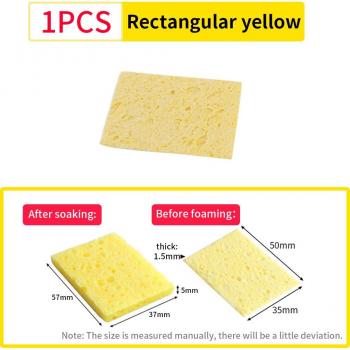 LUXIANZI 5PC Soldering Iron Tip Cleaner Sponge - High Temperature