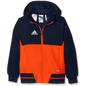 Chaqueta adidas Tiro 17 para Niños, Azul/Blanco (140)