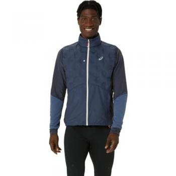 Chaleco ASICS Road Winter Runners Hombre Azul Marino