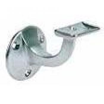 Support de rampe aluminium - Décor : Argent - Matériau : Aluminium - Platine : Ø 56 mm - FOSUN