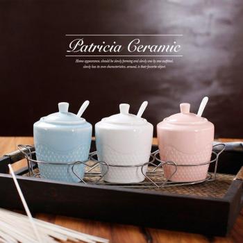 LuxeGuard Bone China Kitchen Salt & Sugar Pot Set