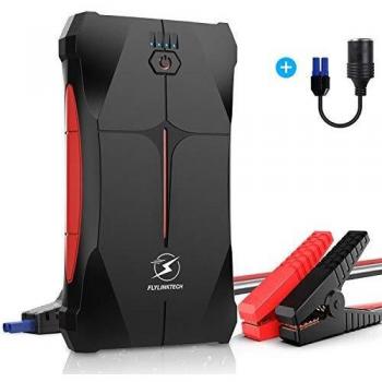 Avviatore Portatile per Motore Benzina 800A 12000mAh con Funzione Torcia a LED e Porta USB da per Smartphone