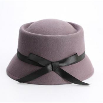 Women's Warm Felt Bowler Hat