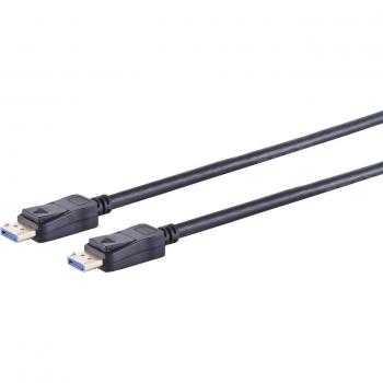 S/CONN maximum connectivity Displayportkabel - DisplayPort 2.0 Verbindungskabel, 8K, UHBR10, 1,0m
