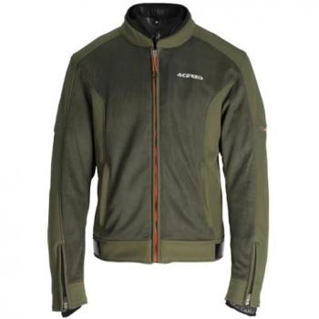 Acerbis Giacca da Moto in Tessuto AERBIS CE GORDON Verde Arancione taglia L