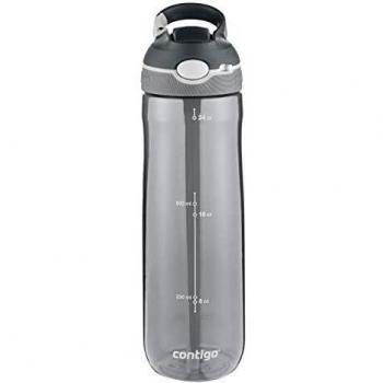 Contigo Unisex Erwachsene Trinkflasche Ashland Autospout mit Strohhalm