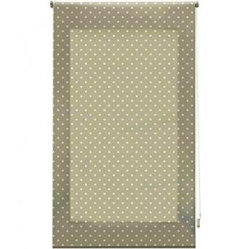 Estor Enrollable Beige Motas 160x250 cm