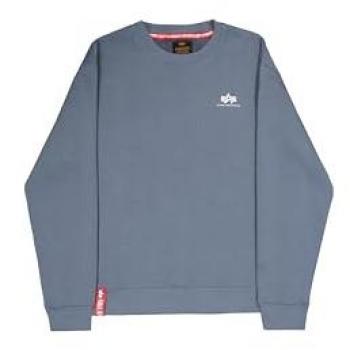 Sudadera Alpha Industries Azul Ahumado
