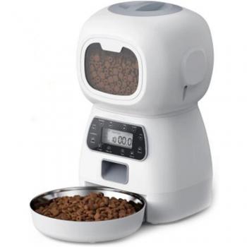 Intelligent Pet Food Dispenser 3.5L with Stainless Steel and LCD