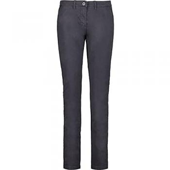 Chino femme coupe ajustée – CMP en coton 98 % – couleur anthracite