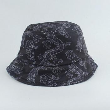 Gorra Pescador Dragón Estilo Harajuku