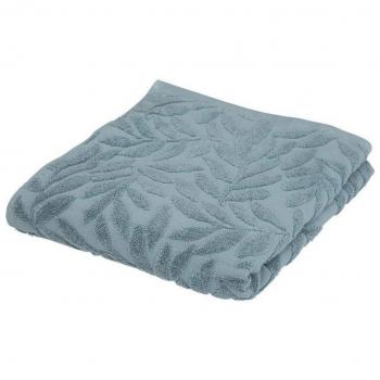Drap de bain « Cisel », coton, bleu, 100x150 cm