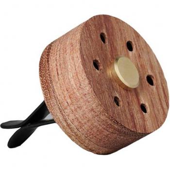 Holz Edelstahl Lufterfrischer für das Auto