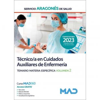 Técnico/a en Cuidados Auxiliares de Enfermería del Servicio Aragonés de Salud (SALUD-Aragón). Temari (Tapa blanda).
