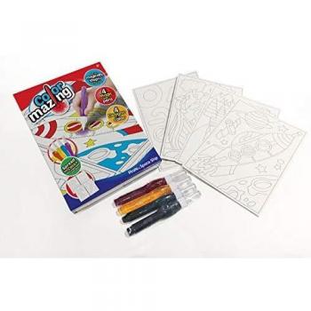 Colourmazing Boti 34605 Zaubermalbuch Pirat und Raumfahrt