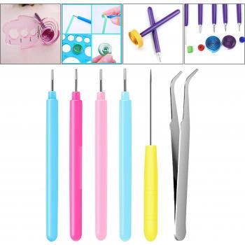Quilling Tool Set - 16 Slotted Crafting Tools for DIY Projects