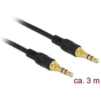 Cavo audio 3,5 mm nero 3 metri